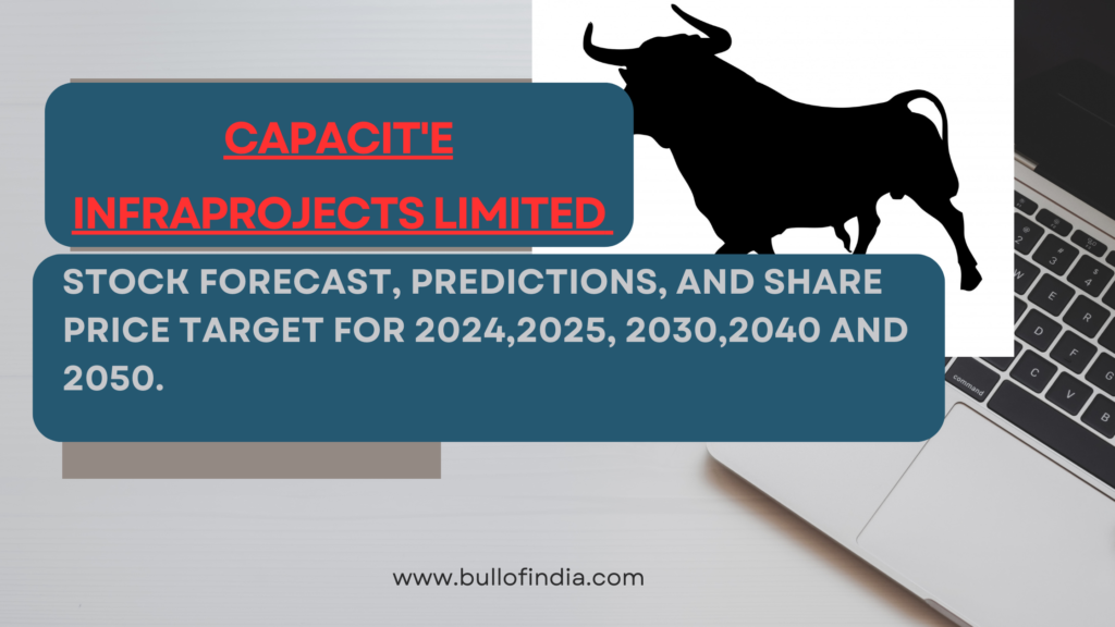 Capacite Infraprojects Limited stock forecast, predictions, and share price target for 2024,2025, 2030,2040 and 2050.